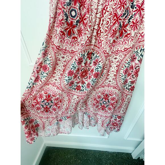 Torrid Square Neck Boho Print Sundress Midi Length Size 10 - Picture 7 of 12